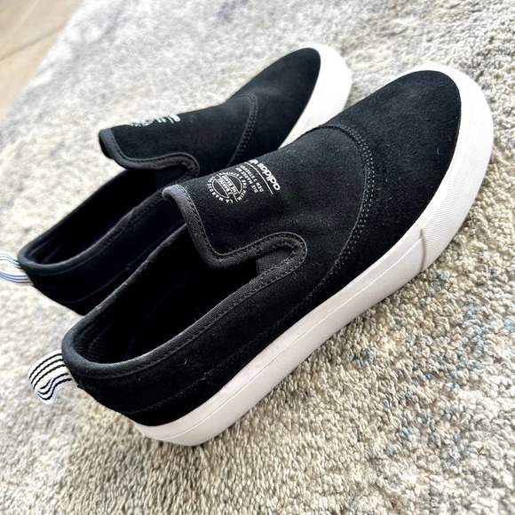 NEW Women’s Size 6 Adidas Matchcourt Black Sueded Slip Shoes Skateboardi… - Picture 5 of 9